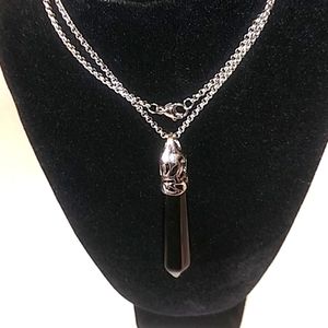 Black Power Stone Necklace
